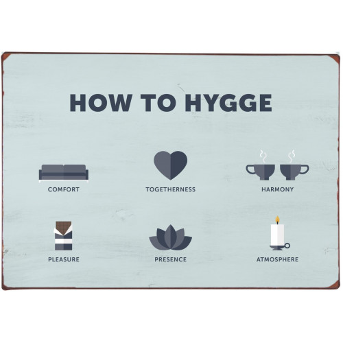 Metalowa Tabliczka How To Hygge Ib Laursen 7280